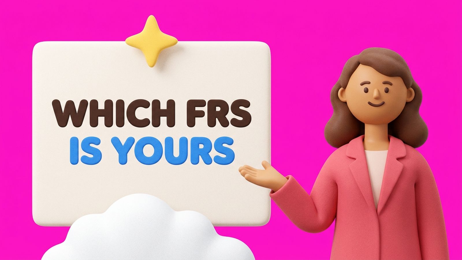 Three stacked folders labelled FRS 105, FRS 102 Section 1A and FRS 102 next to a UK Companies House filing form