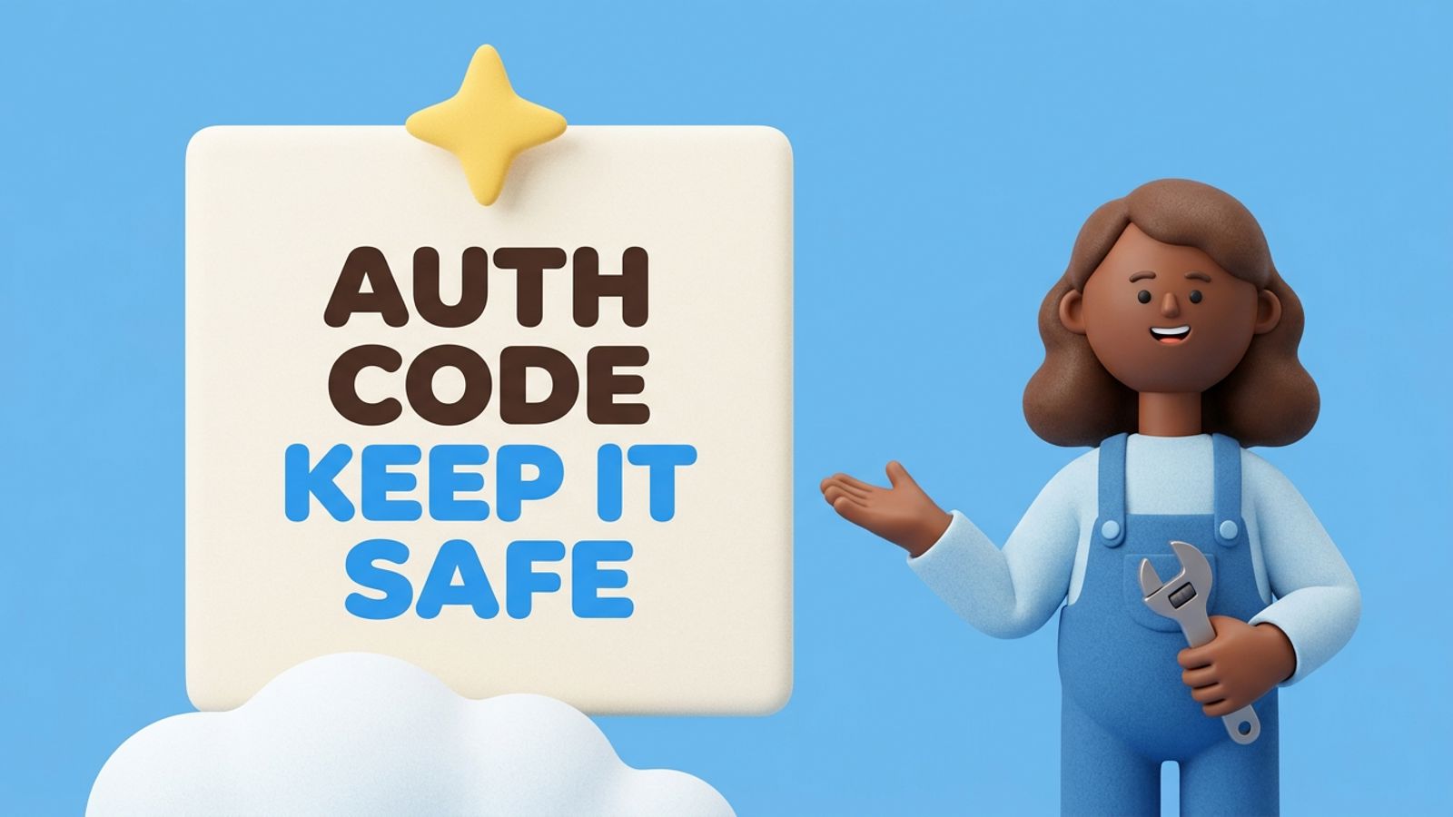Company director at a laptop entering a Companies House authentication code to file annual accounts online